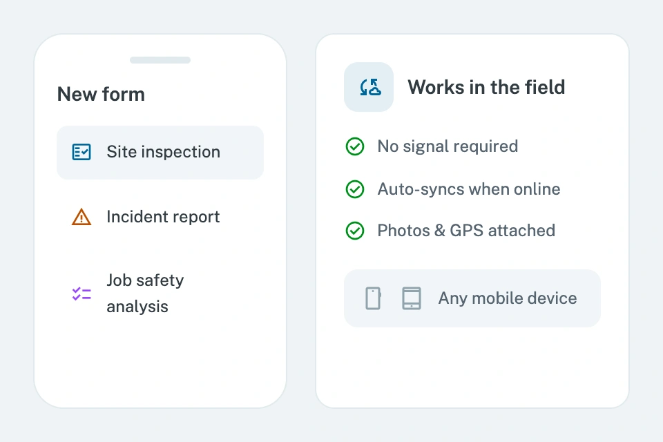 Mobile field updates and offline capability